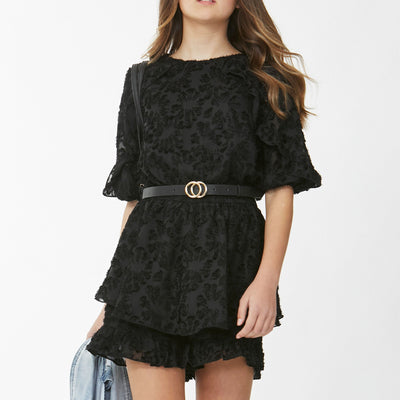 [TEST] Kids Rose Burnout Playsuit