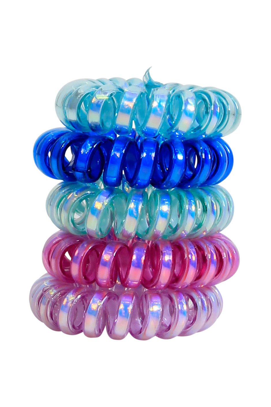 [TEST] Kids Spiral Hair Tie 5 Pack