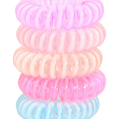 [TEST] Kids Spiral Hair Tie 5 Pack