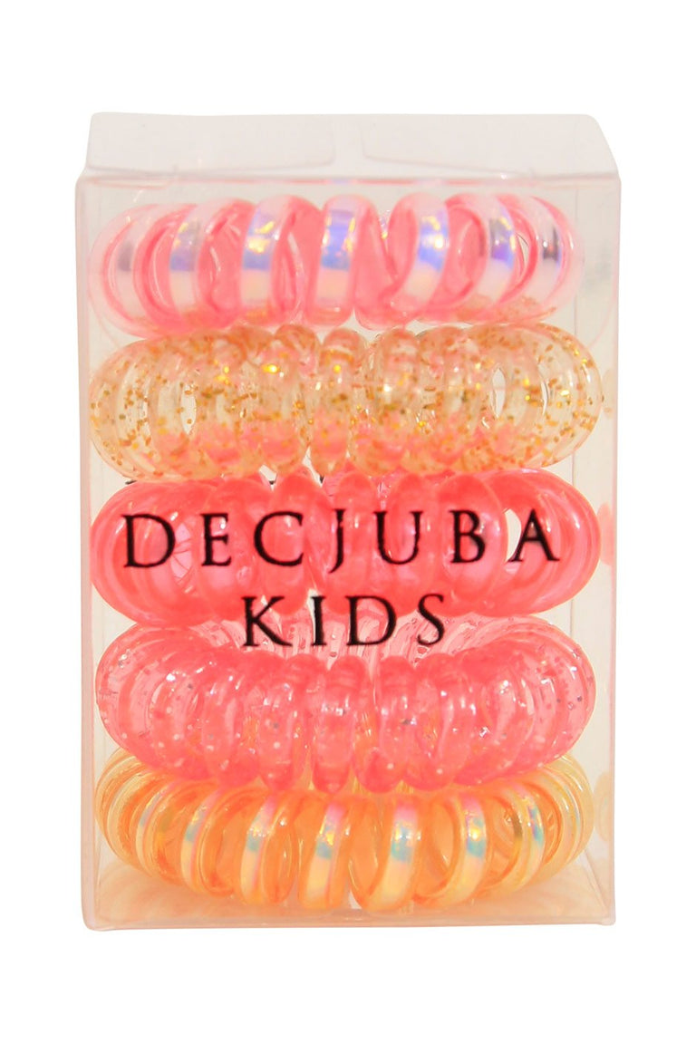 [TEST] Kids Spiral Hair Tie 5 Pack