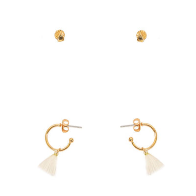 [TEST] Kids Shell Earrings 2 Pack