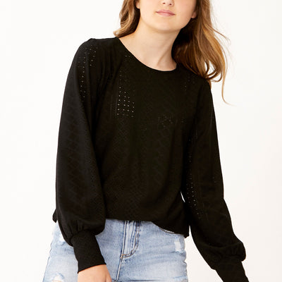 [TEST] Kids Willa Balloon Sleeve Top