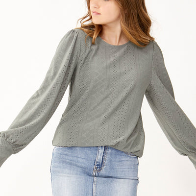[TEST] Kids Willa Balloon Sleeve Top