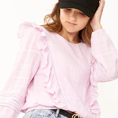 [TEST] Kids Karla Ruffle Trim Top