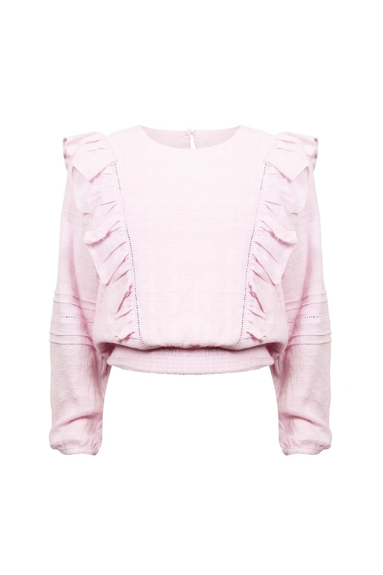 [TEST] Kids Karla Ruffle Trim Top