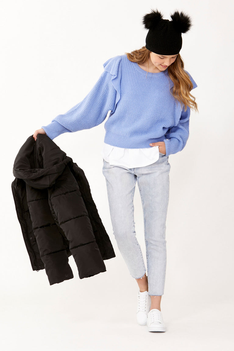 [TEST] Kids Dana Ruffle Trim Knit