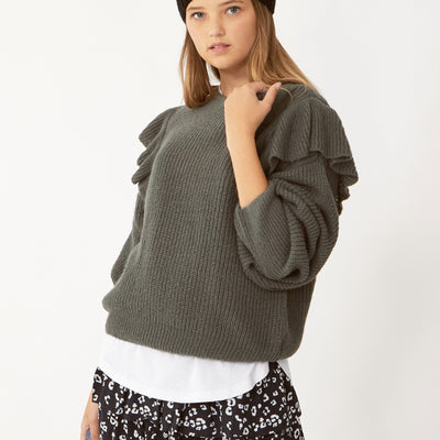 [TEST] Kids Dana Ruffle Trim Knit