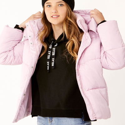 [TEST] Kids Loren Crop Hooded Puffer