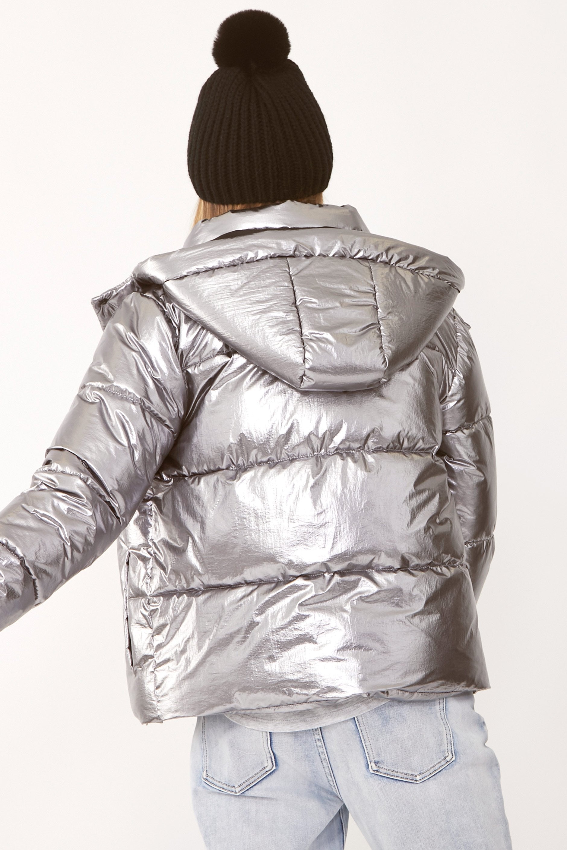[TEST] Kids Loren Crop Hooded Puffer