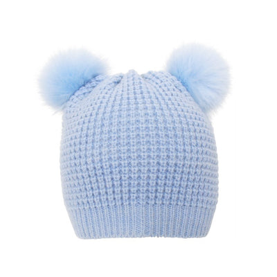 [TEST] Girls Double Pom Beanie