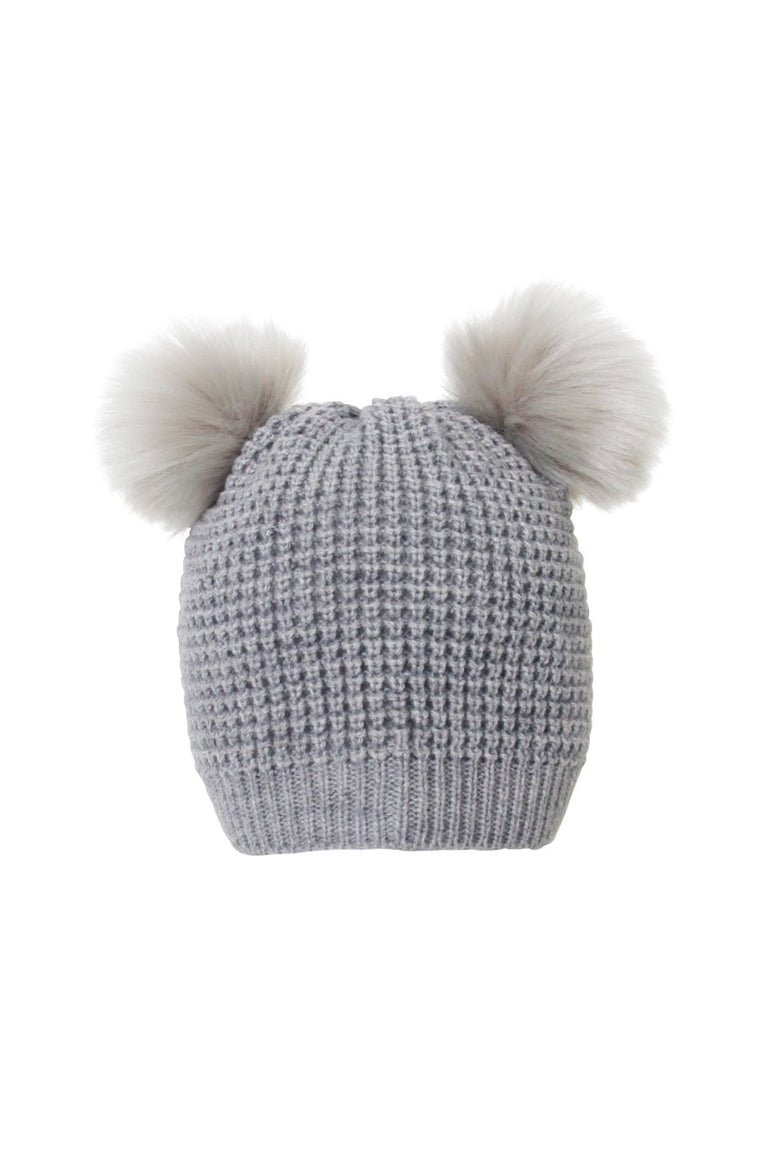 [TEST] Girls Double Pom Beanie