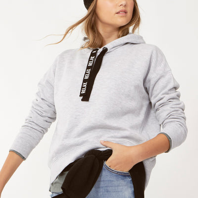 [TEST] Kids Text Drawstring Hoodie