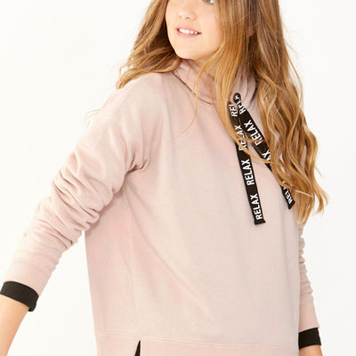 [TEST] Kids Text Drawstring Hoodie