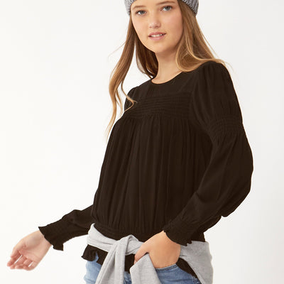 [TEST] Kids Charlotte Shirred Top