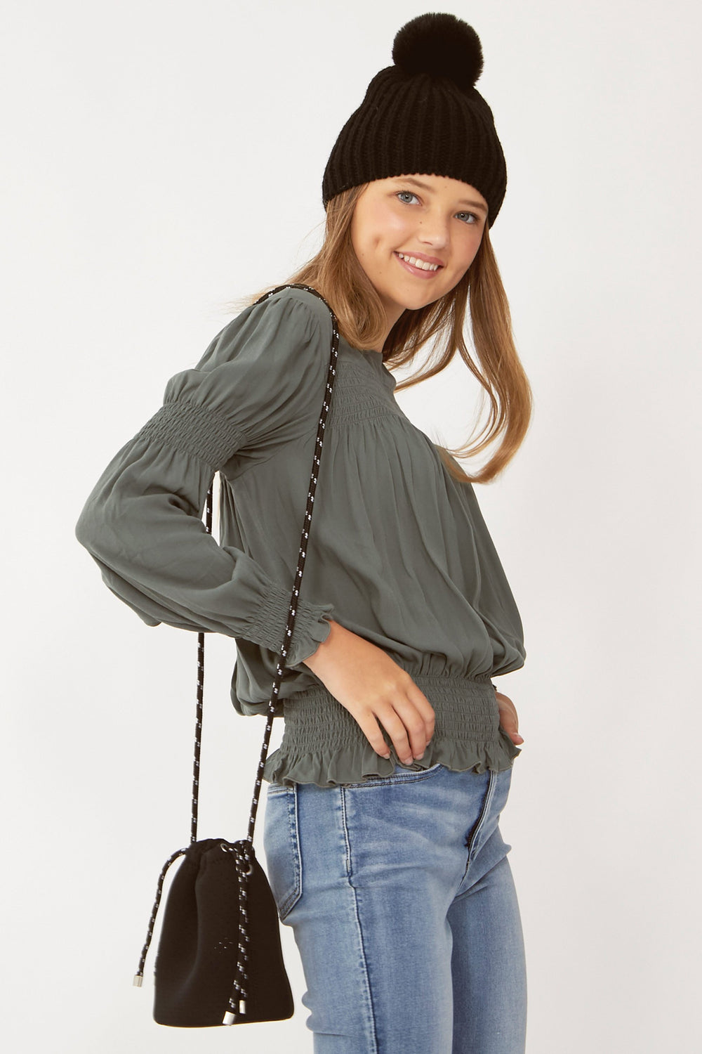 [TEST] Kids Charlotte Shirred Top