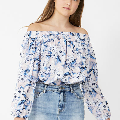 [TEST] Kids Maci Off Shoulder Top