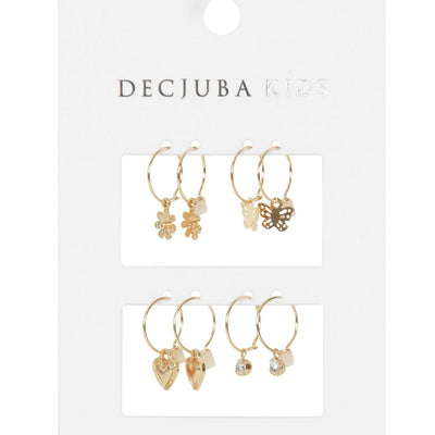 [TEST] Kids Blake Hoop Earring 4 Pack