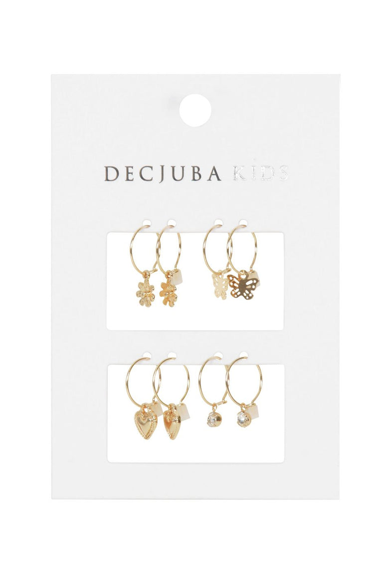 [TEST] Kids Blake Hoop Earring 4 Pack