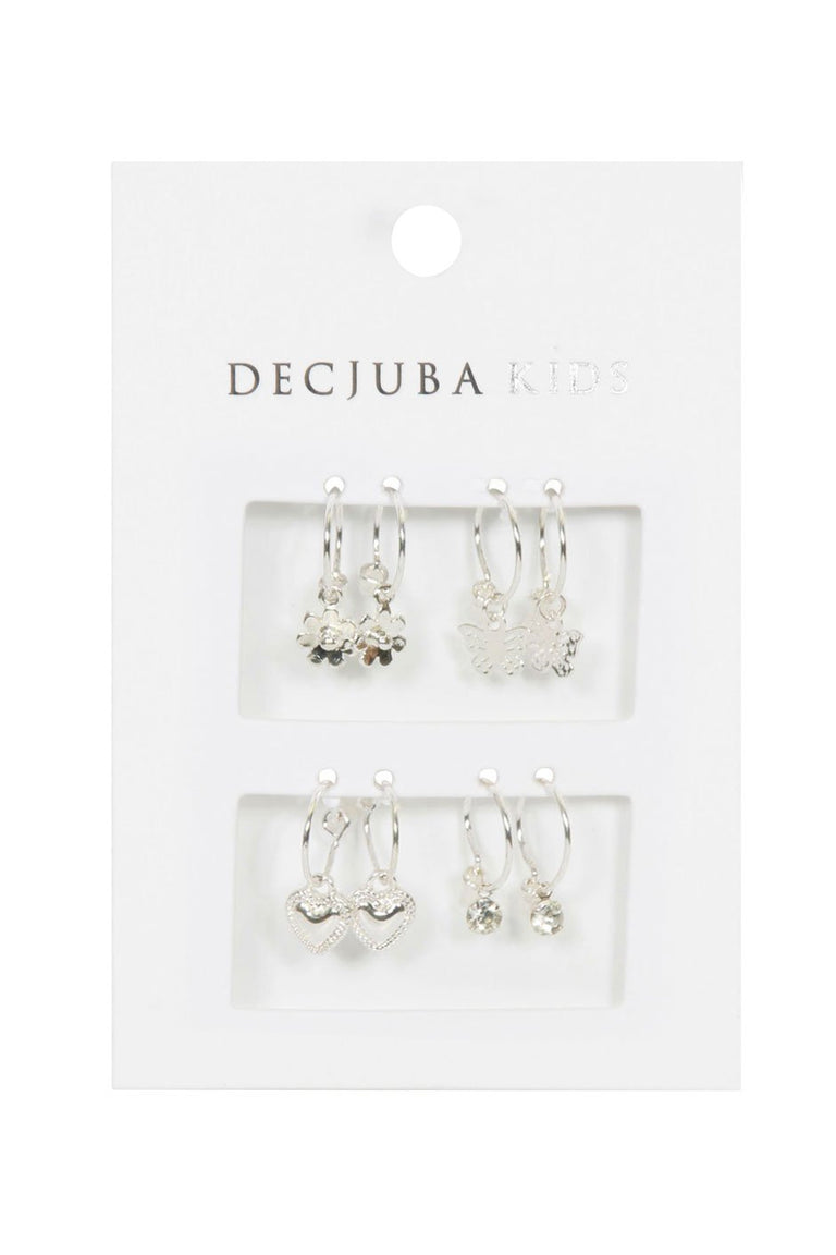 [TEST] Kids Blake Hoop Earring 4 Pack