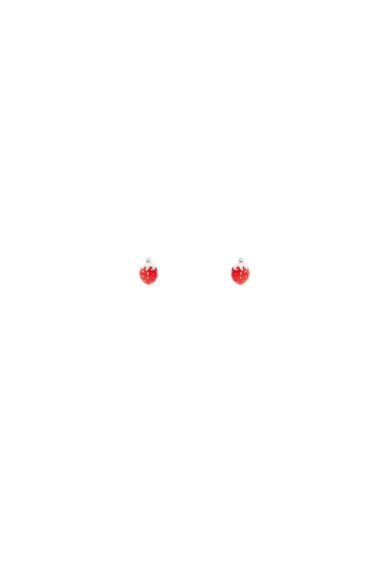 [TEST] Kids Enamel Strawberry Studs