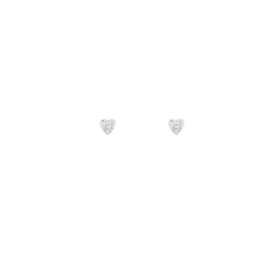 [TEST] Kids Stone Set Heart Studs