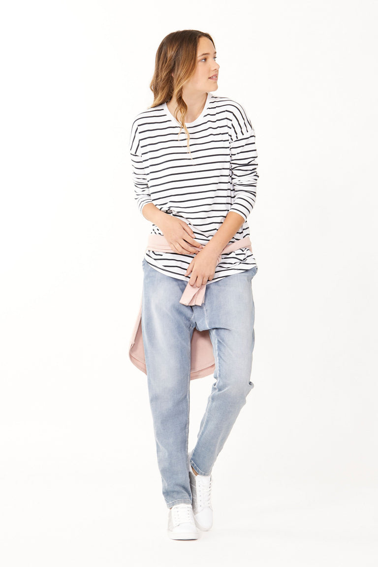 [TEST] Kids Autumn Long Stripe Top