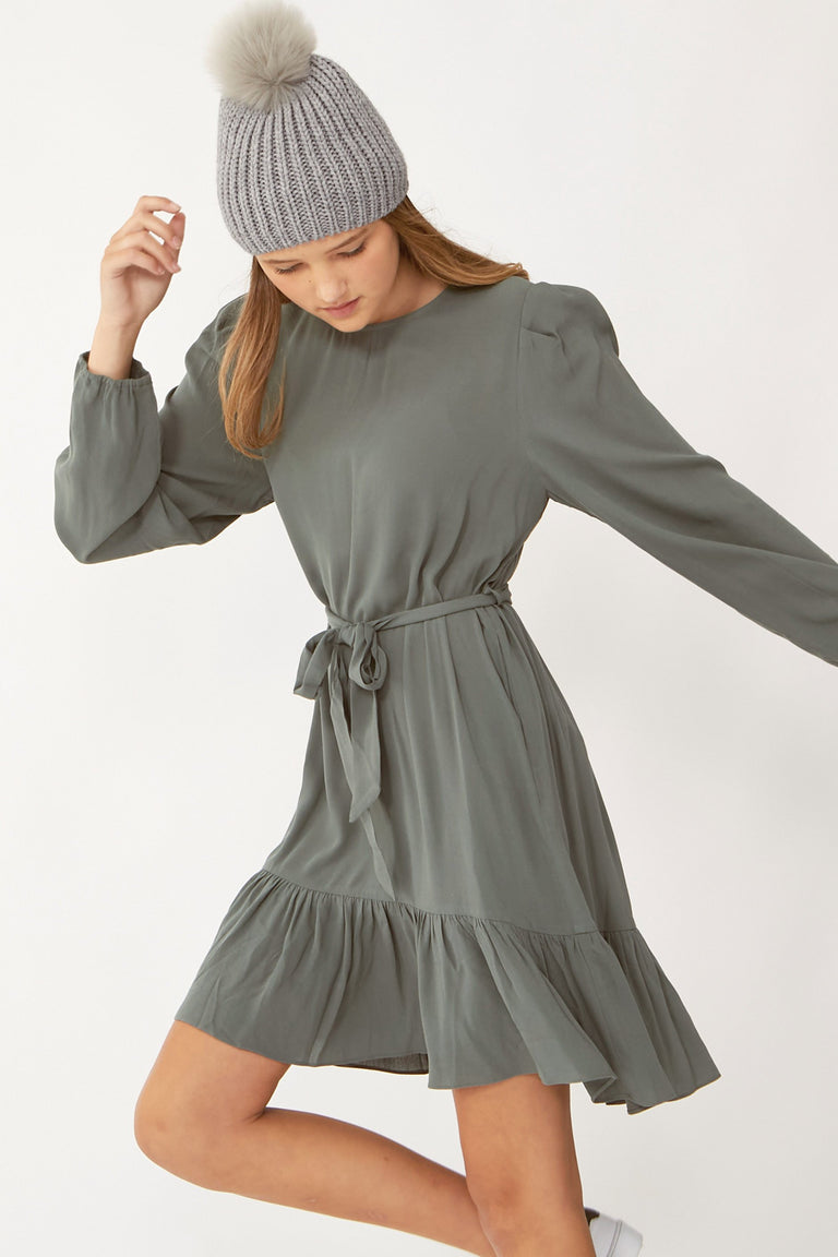 [TEST] Kids Jacinta Ruffle Hem Dress