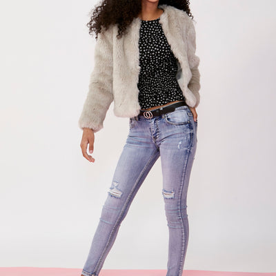 [TEST] Kids Stephy Shirred Waist Top