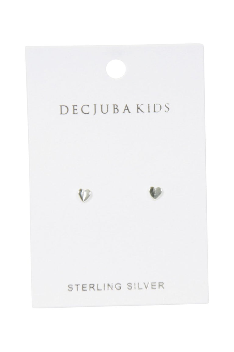 [TEST] Kids Folded Heart Studs