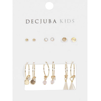 [TEST] Kids Hoop Stud Earring 6 Pack