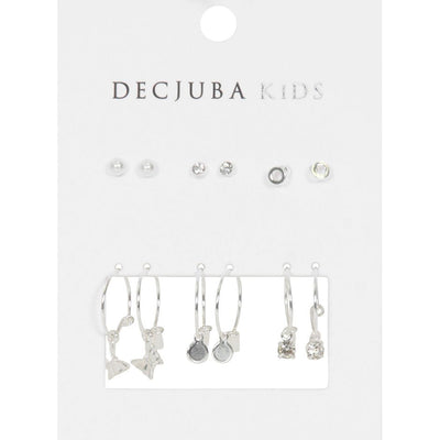 [TEST] Kids Hoop Stud Earring 6 Pack