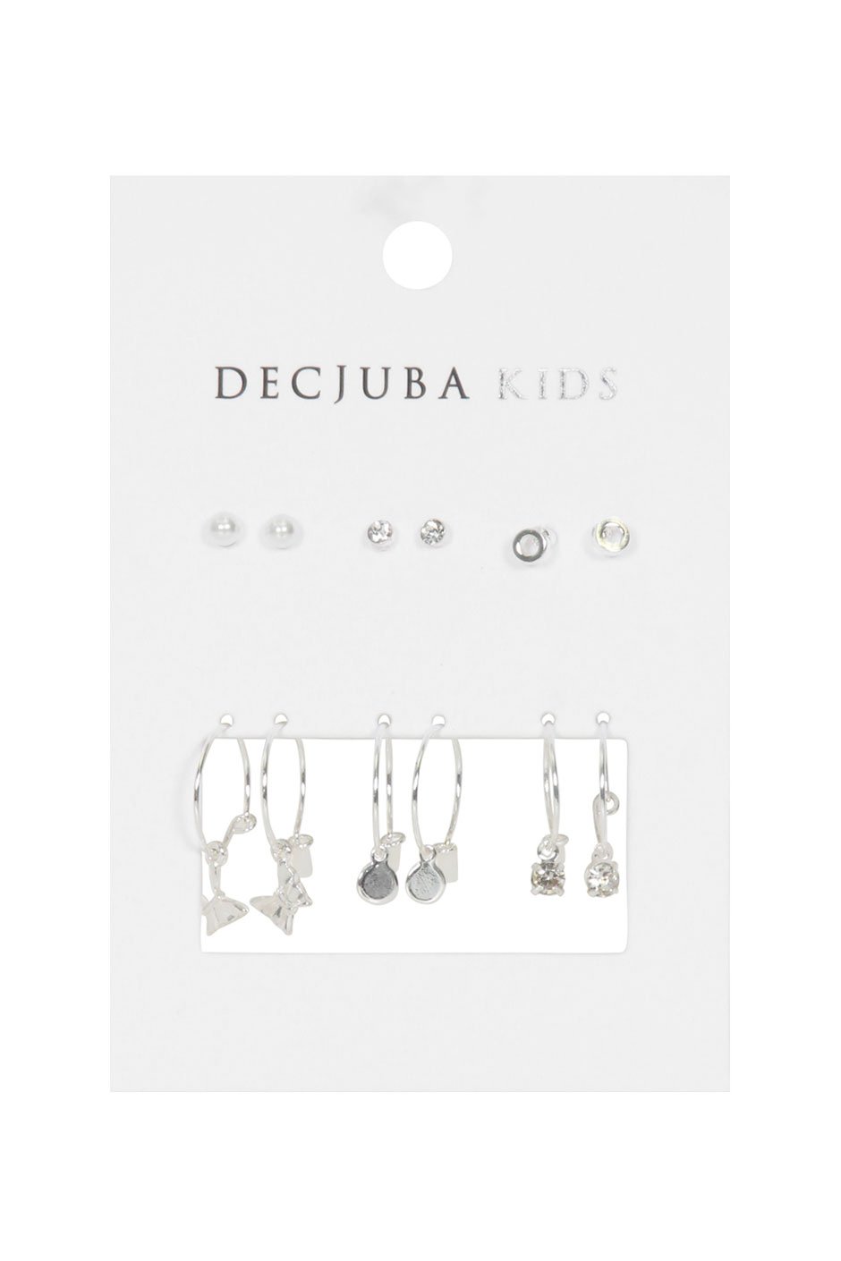 [TEST] Kids Hoop Stud Earring 6 Pack