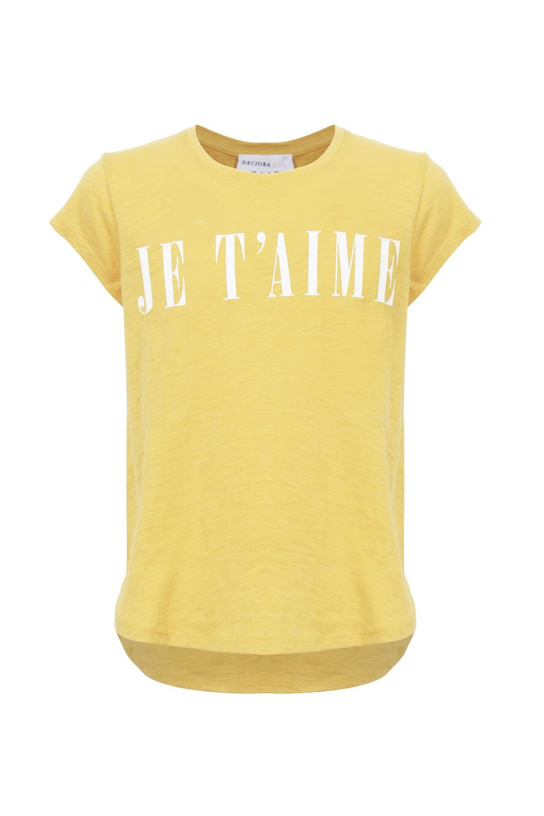 [TEST] Kids Je Taime Print Tee