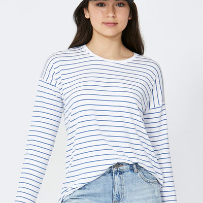 [TEST] Kids Stripe Long Sleeve Tee