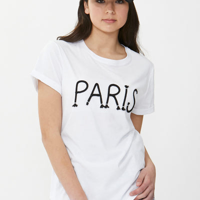 [TEST] Kids Paris Embellished Tee