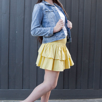 [TEST] Girls Sky Ruffle Skirt