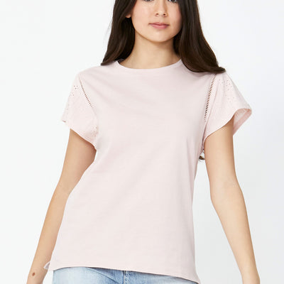 [TEST] Kids Olivia Lace Insert Tee