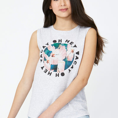 [TEST] Kids Oh Hey Vacay Tank
