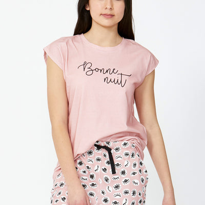 [TEST] Girls Long Tee PJ Set
