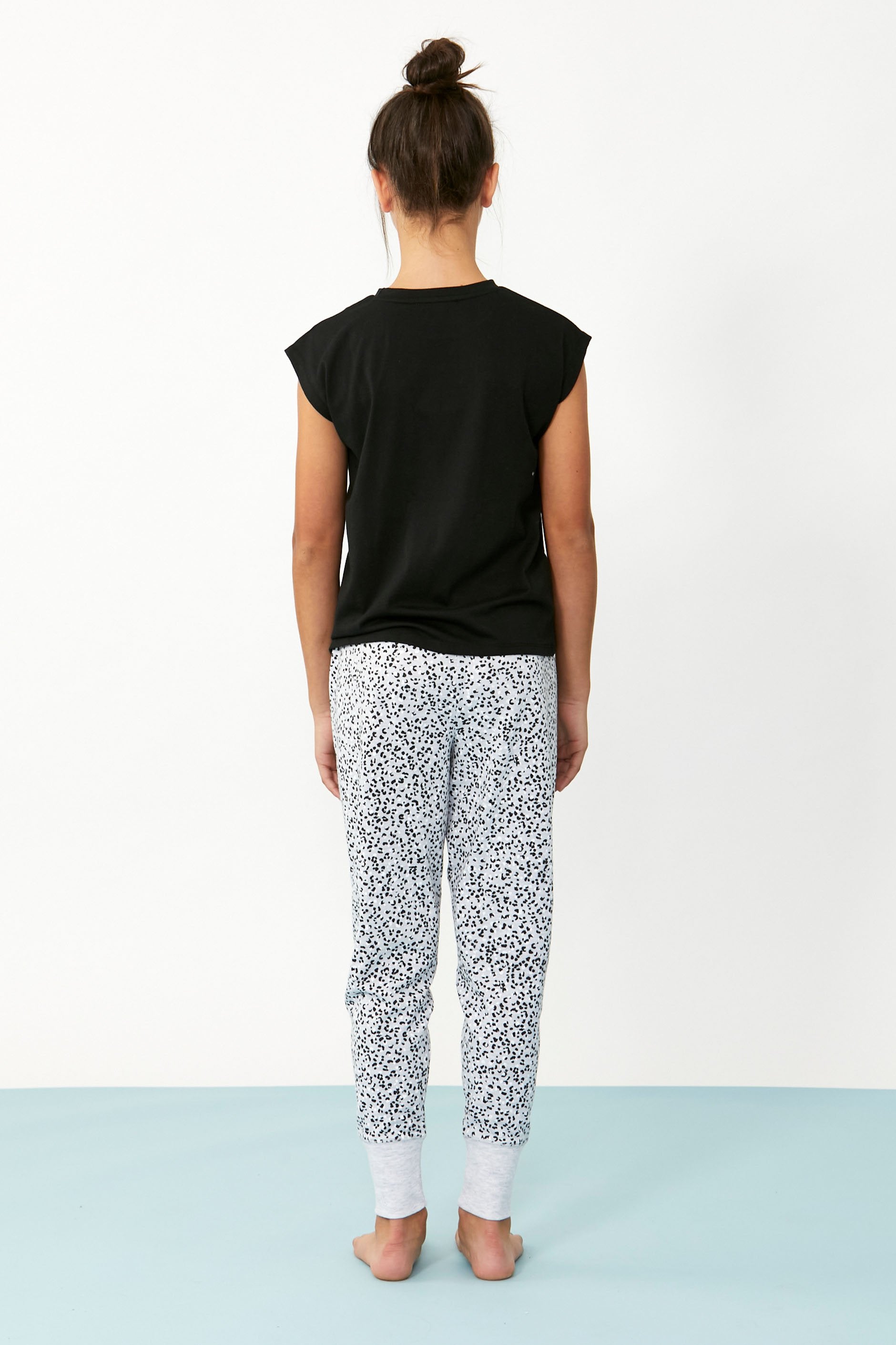 [TEST] Girls Long Tee PJ Set