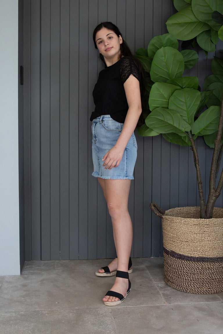 [TEST] Kids Molly Mesh Sleeve Tee