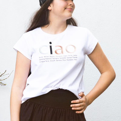 [TEST] Kids Ciao Metallic Tee