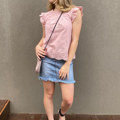 [TEST] Kids Steph Broderie Top