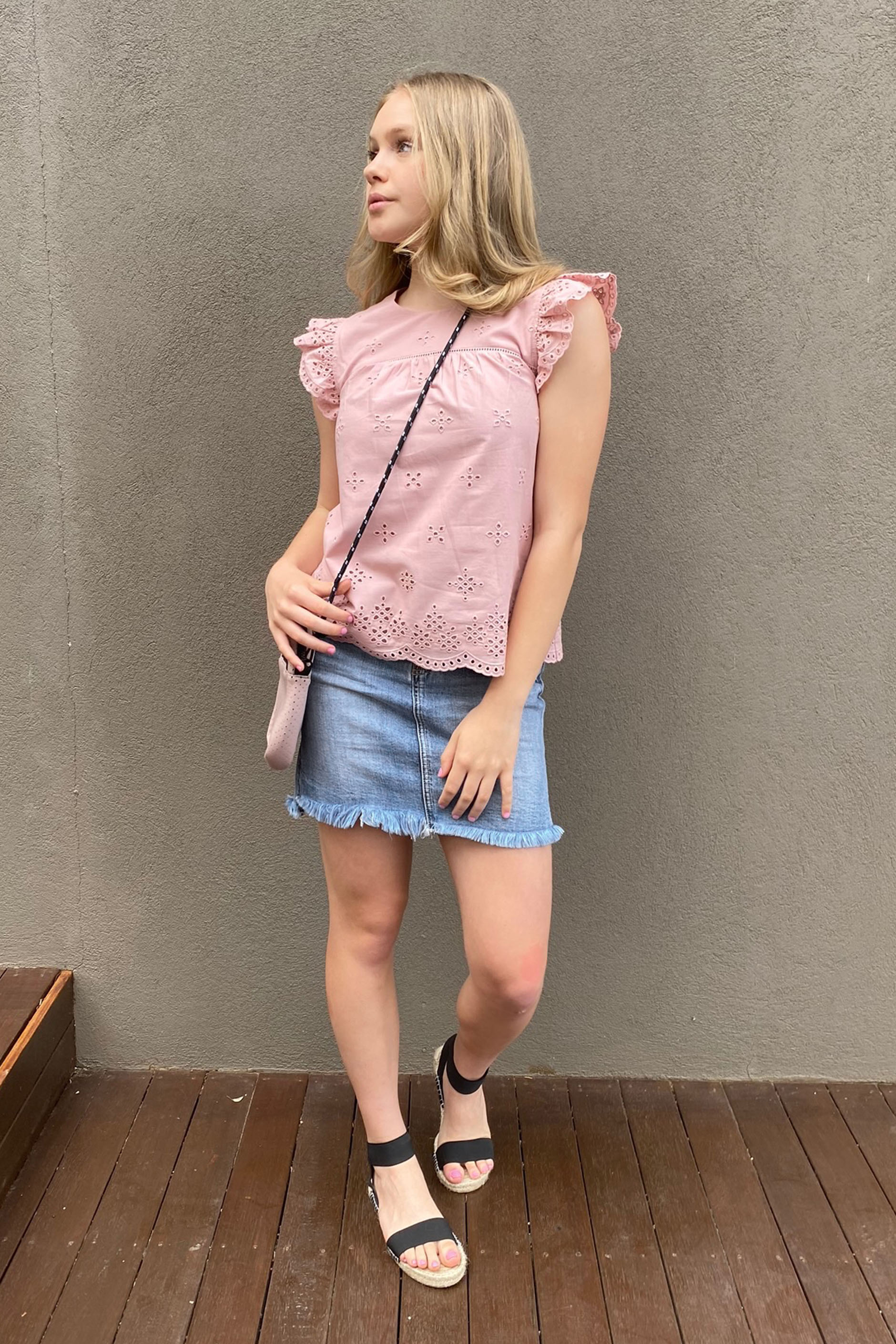 [TEST] Kids Steph Broderie Top