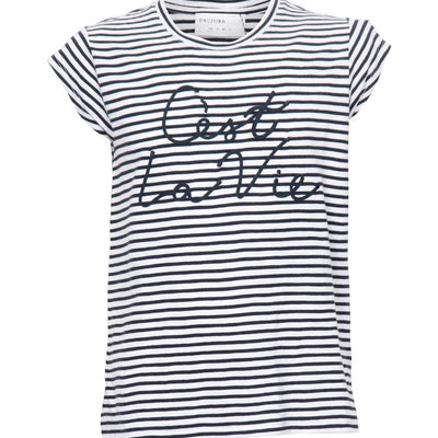 [TEST] Kids Cest La Vie Stripe Tee