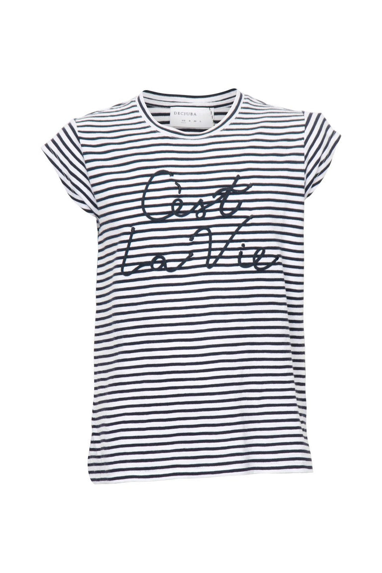 [TEST] Kids Cest La Vie Stripe Tee