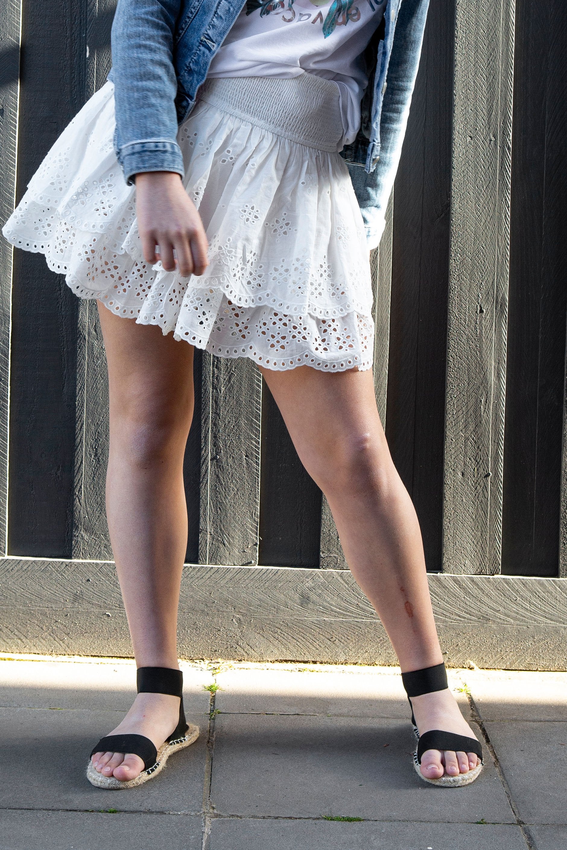 [TEST] Kids Sienna Broderie Skirt