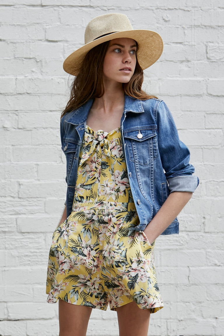 [TEST] Girls Cara Knot Up Playsuit