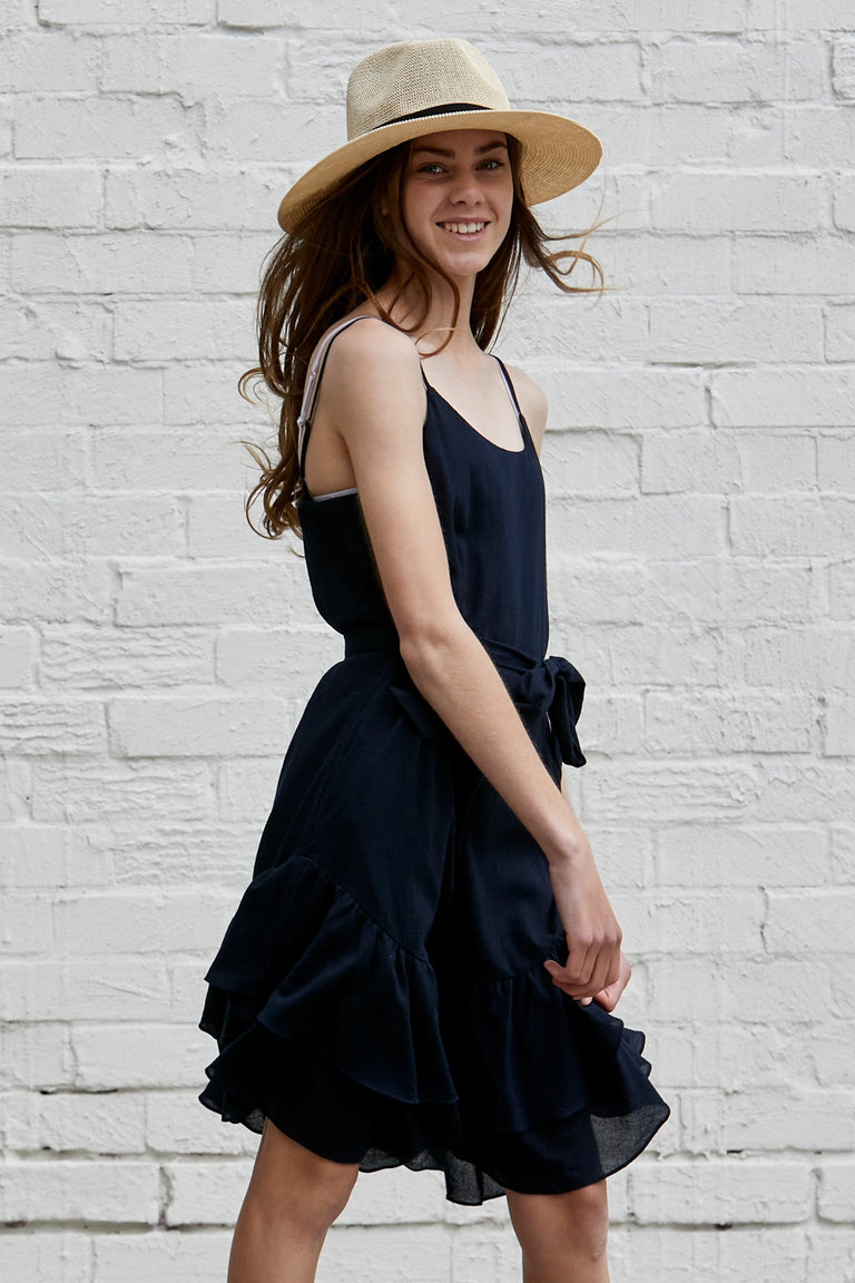 [TEST] Kids Raven Ruffle Dress