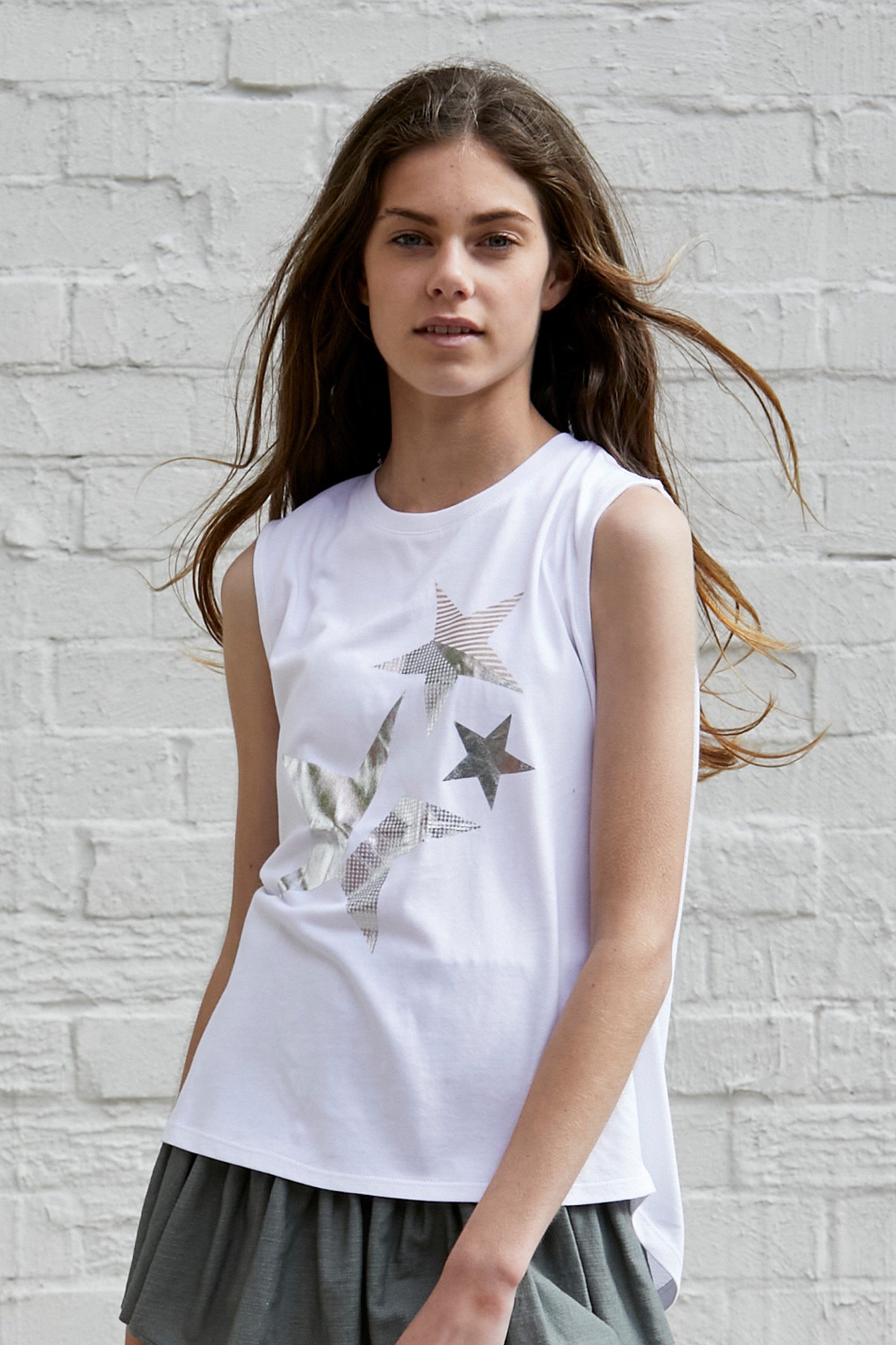[TEST] Kids Metallic Star Tank
